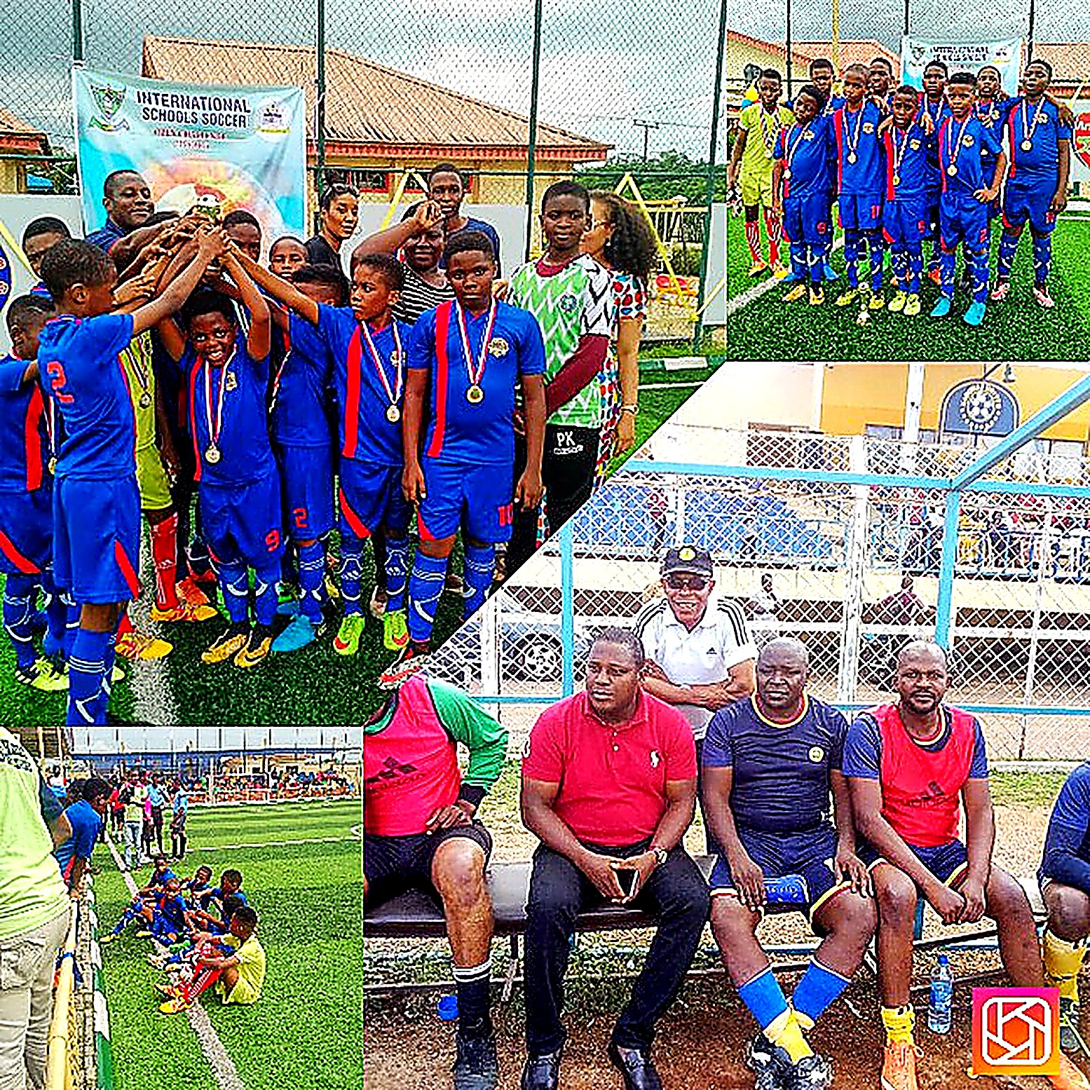 International Schools Soccer Tournament winning team